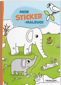 Produktbild: Mein Sticker-Malbuch. Zootiere