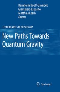 Produktbild: New Paths Towards Quantum Gravity