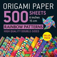 Produktbild: Origami Paper 500 Sheets Rainbow Patterns 6 (15 CM)