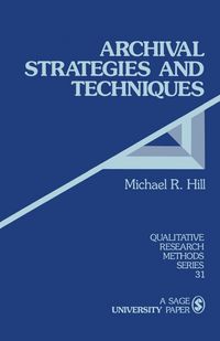 Produktbild: Archival Strategies and Techniques