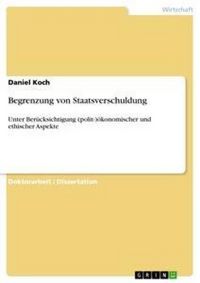 Produktbild: Begrenzung von Staatsverschuldung