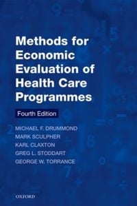 Produktbild: Methods for the Economic Evaluation of Health Care Programmes