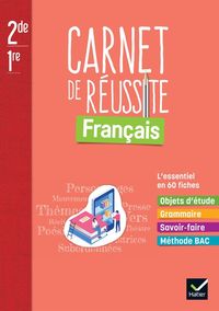 Produktbild: Carnet de r&eacute;ussite fran&ccedil;ais 2de, 1re
