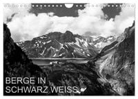 Produktbild: BERGE IN SCHWARZ WEISS (Wandkalender 2027 DIN A4 quer), CALVENDO Monatskalender