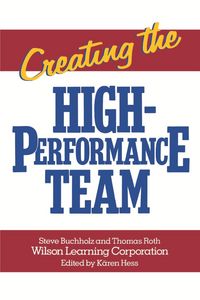 Produktbild: Creating the High Performance Team