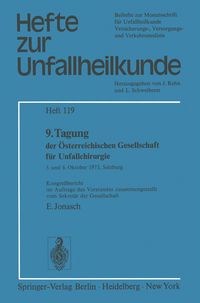 Produktbild: 9. Tagung der &Ouml;sterreichischen Gesellschaft f&uuml;r Unfallchirurgie