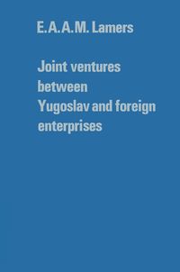 Produktbild: Joint ventures between Yugoslav and foreign enterprises
