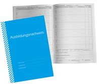 Produktbild: Ausbildungsnachweise, Berichtsheft f&uuml;r t&auml;gliche Eintragungen: