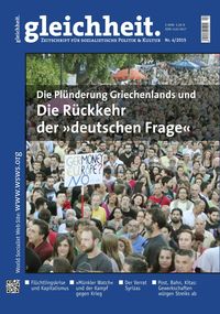 Produktbild: Die Plünderung Griechenlands und die Rückkehr der "deutschen Frage"