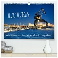 Produktbild: Lulea - Wintertraum in Schwedisch Lappland (hochwertiger Premium Wandkalender 2026 DIN A2 quer), Kunstdruck in Hochglanz