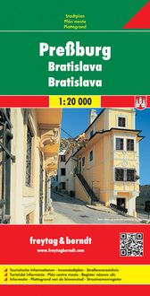 Preßburg / Bratislava Gesamtplan Freytag-Berndt und Artaria KG