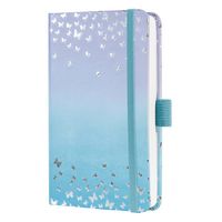 Produktbild: SIGEL 7J346 Wochenkalender Jolie 2027, ca. A6, Butterfly Confetti Sky, Hardcover