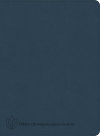 Produktbild: Rvr 1960 Biblia de Estudio Consejer&iacute;a Para La Vida, Azul Pizarra, S&iacute;mil Piel