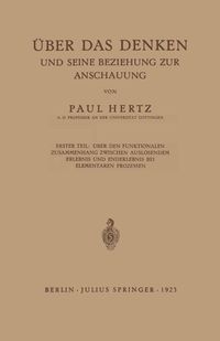 Produktbild: &Uuml;ber das Denken und Seine Beziehung zur Anschauung