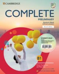 Produktbild: Complete Preliminary Student's Pack (Student's Book Without Answers and Workbook Without Answers and Audio) English for Spanish Speakers
