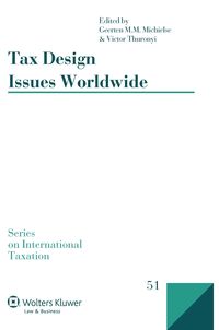 Produktbild: Tax Design Issues Worldwide