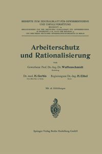 Produktbild: Arbeiterschutz und Rationalisierung