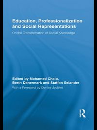 Produktbild: Education, Professionalization and Social Representations