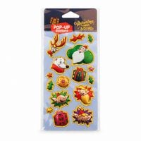 Produktbild: Weihnachtsmann & Co. KG Pop-Up-Sticker mit weihnachtlichen Serienmotiven &ndash; Sticker-Spa&szlig; mit Weihnachtsmann & Co.