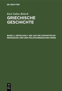 Produktbild: Bis auf die sophistische Bewegung und den Peloponnesischen Krieg