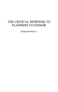 Produktbild: The Critical Response to Flannery O'Connor