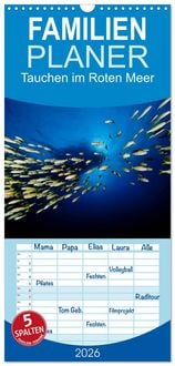 Produktbild: Familienplaner 2026 - Tauchen im Roten Meer 2026 mit 5 Spalten (Wandkalender, 21 x 45 cm) CALVENDO