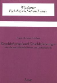 Produktbild: Einschlafverlauf und Einschlafst&ouml;rungen
