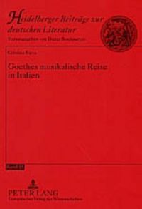 Produktbild: Goethes musikalische Reise in Italien