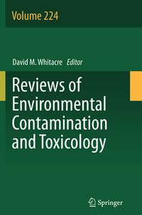 Produktbild: Reviews of Environmental Contamination and Toxicology Volume 224