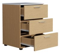 Produktbild: Holz Nachtschrank Nachttisch Schublade Testalo