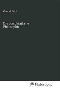 Produktbild: Die vorsokratische Philosophie