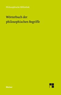 Bild vom Artikel Wörterbuch der philosophischen Begriffe vom Autor 