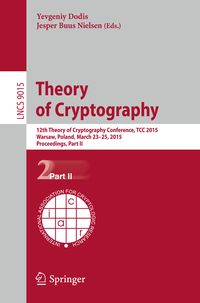 Produktbild: Theory of Cryptography