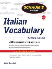 Produktbild: Schaum's Outline of Italian Vocabulary, Second Edition