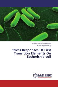 Produktbild: Stress Responses Of First Transition Elements On Escherichia coli