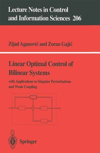 Produktbild: Linear Optimal Control of Bilinear Systems