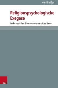 Produktbild: Religionspsychologische Exegese