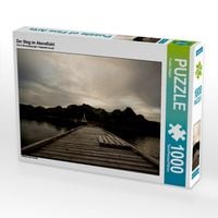 Produktbild: CALVENDO Puzzle Der Steg im Abendlicht | 1000 Teile Lege-Gr&ouml;&szlig;e 64x48cm Foto-Puzzle f&uuml;r gl&uuml;ckliche Stunden