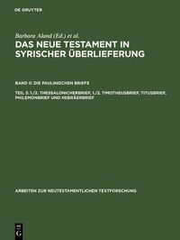 Produktbild: 1./2. Thessalonicherbrief, 1./2. Timotheusbrief, Titusbrief, Philemonbrief und Hebr&auml;erbrief