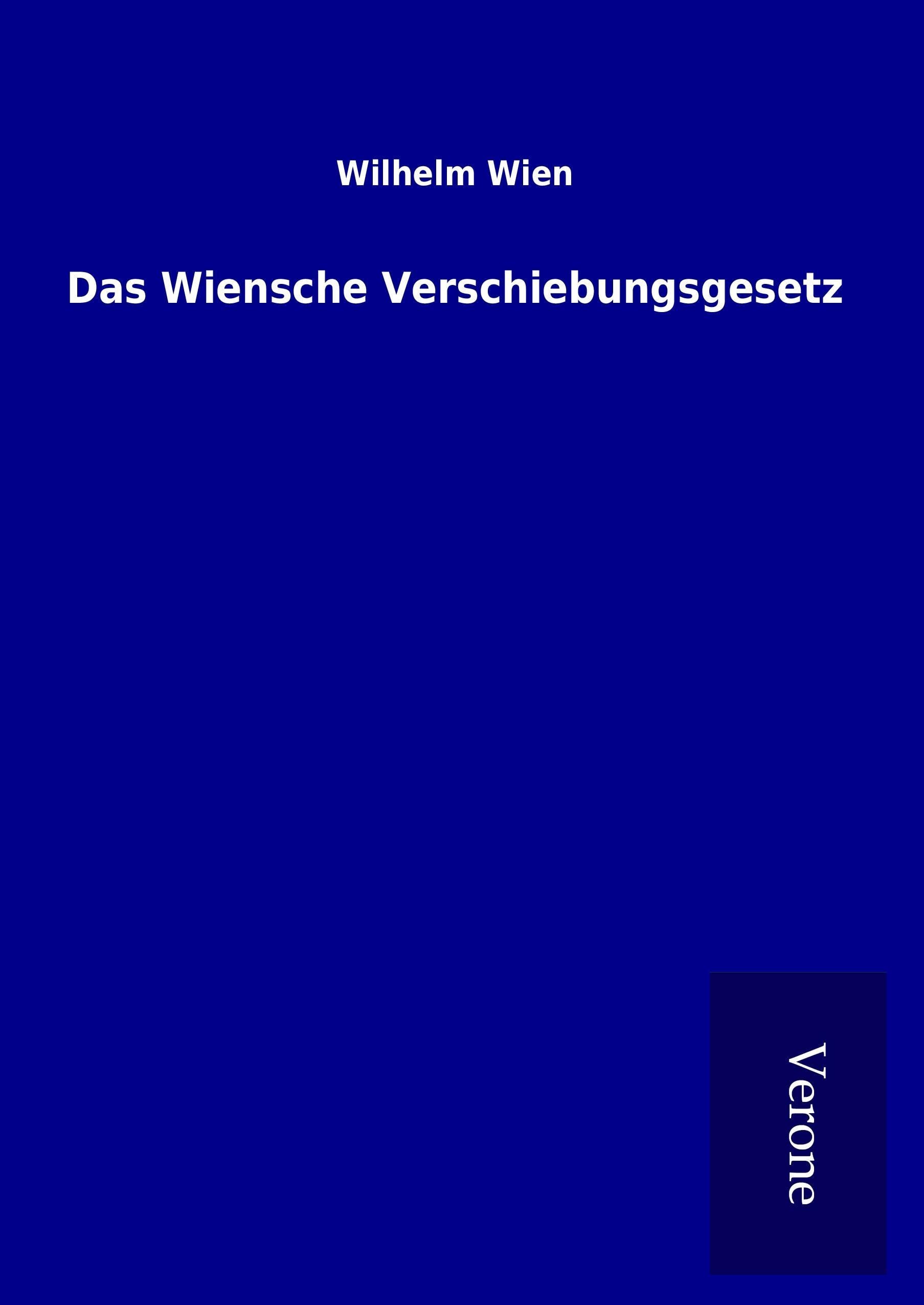 Produktbild: Das Wiensche Verschiebungsgesetz