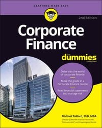 Produktbild: Corporate Finance For Dummies 2nd Edition