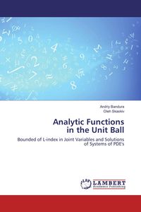 Produktbild: Analytic Functions in the Unit Ball