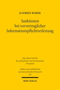 Produktbild: Sanktionen bei vorvertraglicher Informationspflichtverletzung