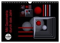 Produktbild: Mit Geometrie durch das Jahr (Wandkalender 2026 DIN A4 quer), CALVENDO Monatskalender