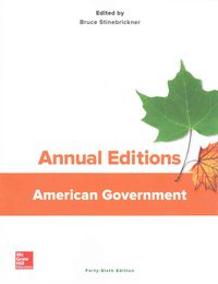 Produktbild: Stinebrickner, B: Annual Editions: American Government, 46/E