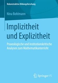 Produktbild: Implizitheit und Explizitheit