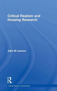 Produktbild: Critical Realism and Housing Research