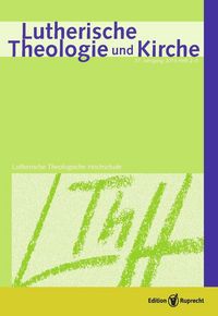 Produktbild: Lutherische Theologie und Kirche