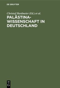 Produktbild: Pal&auml;stinawissenschaft in Deutschland