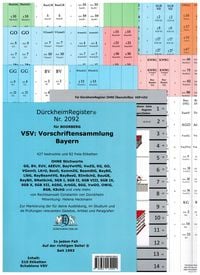 Produktbild: D&uuml;rckheimRegister&reg; VSV BAYERN Vorschriftensammlung f&uuml;r die Verwaltung in Bayern, BOORBERG VERLAG